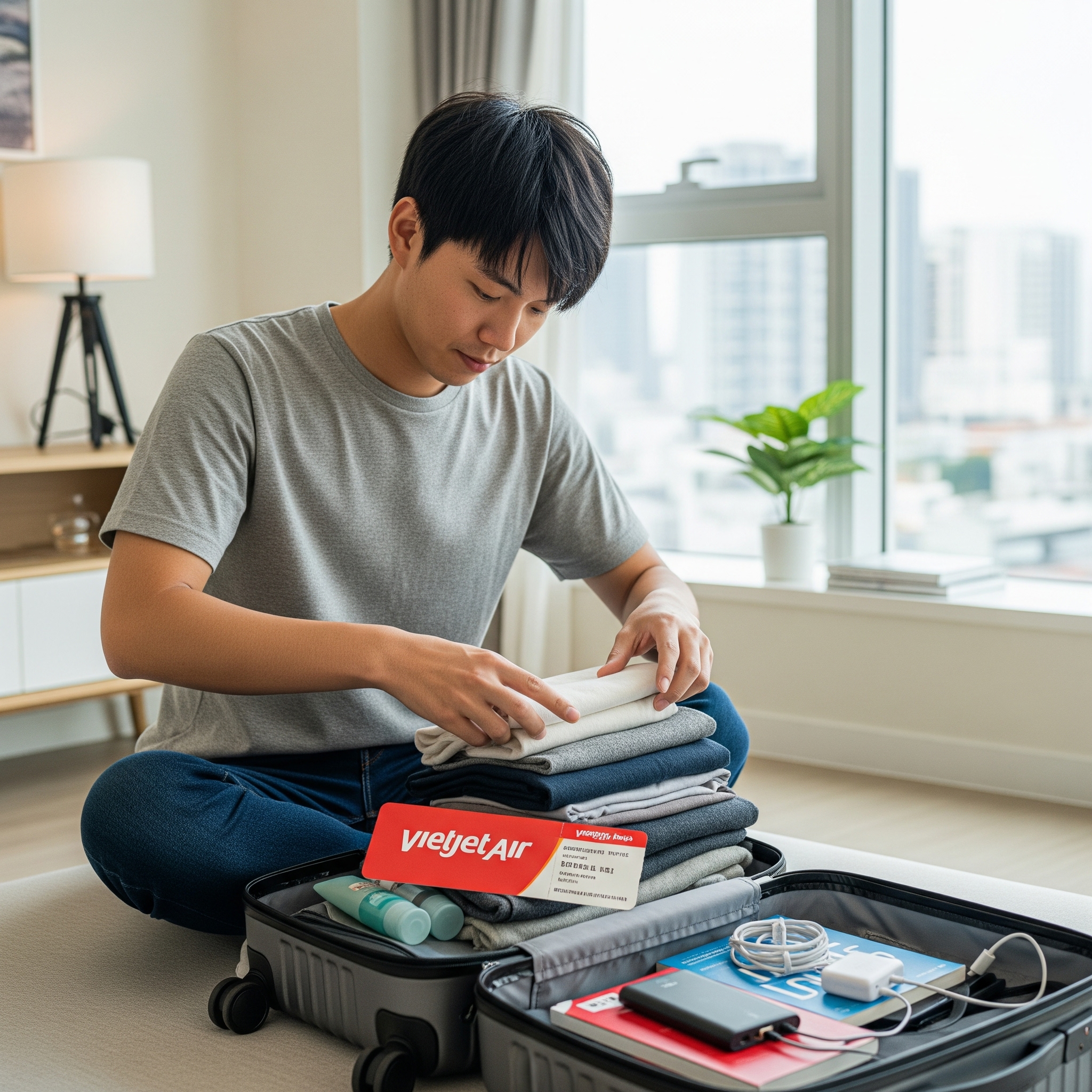 ベトナムへの冒険！ベトジェットエアで賢く旅する機内持ち込み術