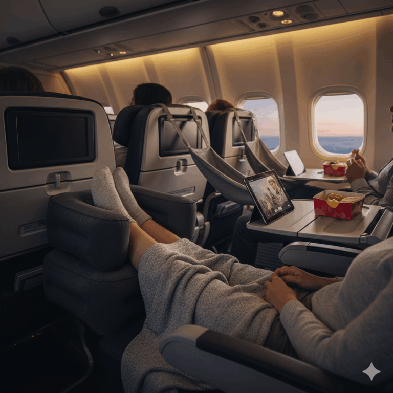 飛行機で快適！人気フットレストおすすめランキング
