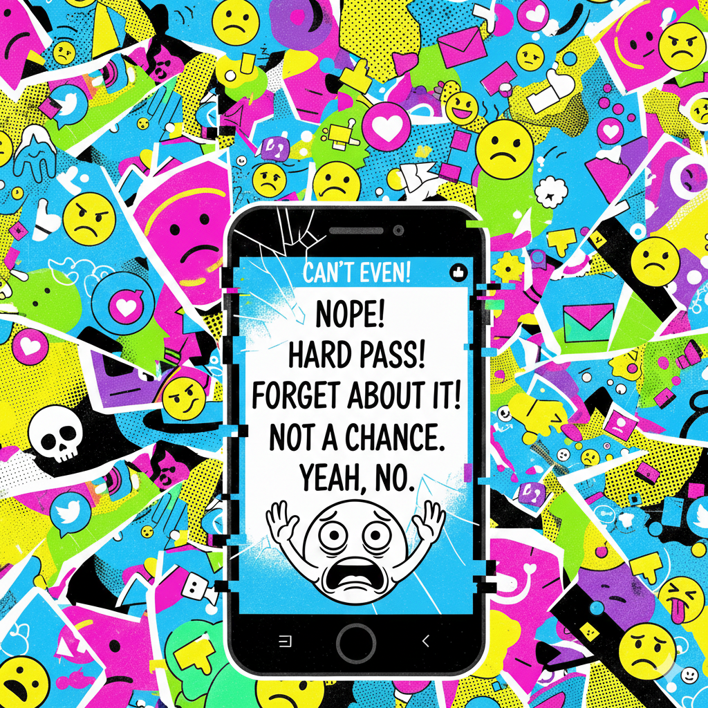 マジ無理！を英語で伝える最強スラング集