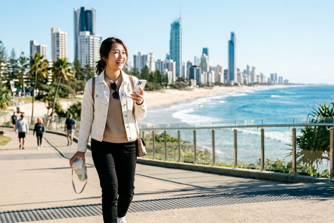 冬のゴールドコースト旅行の持ち物リスト決定版