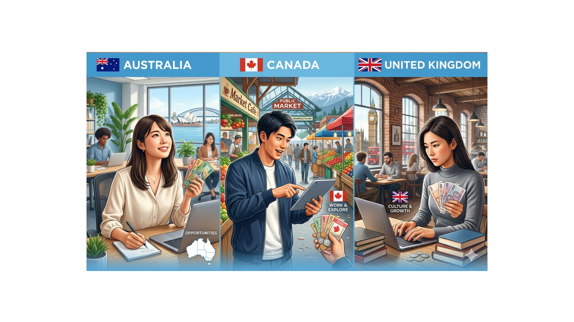 ワーキングホリデーにおすすめの国は？人気国の魅力と選び方を徹底解説