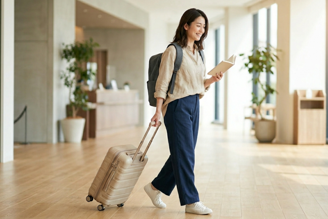 【無印良品・旅行カバン】機能派バッグ＆圧縮術で快適旅