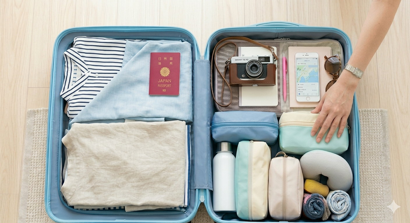 旅行の持ち物リスト決定版!失敗しないパッキング完全ガイド