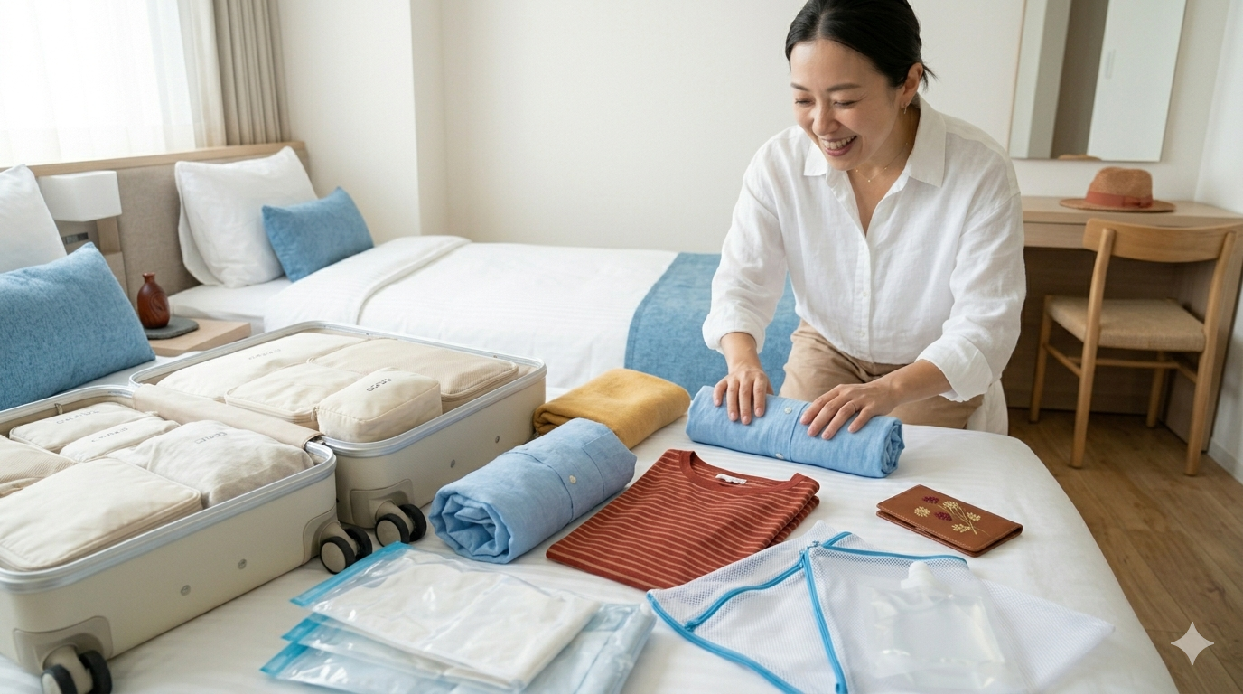 旅行パッキングの基本とコツ|失敗しない荷造り術を徹底解説