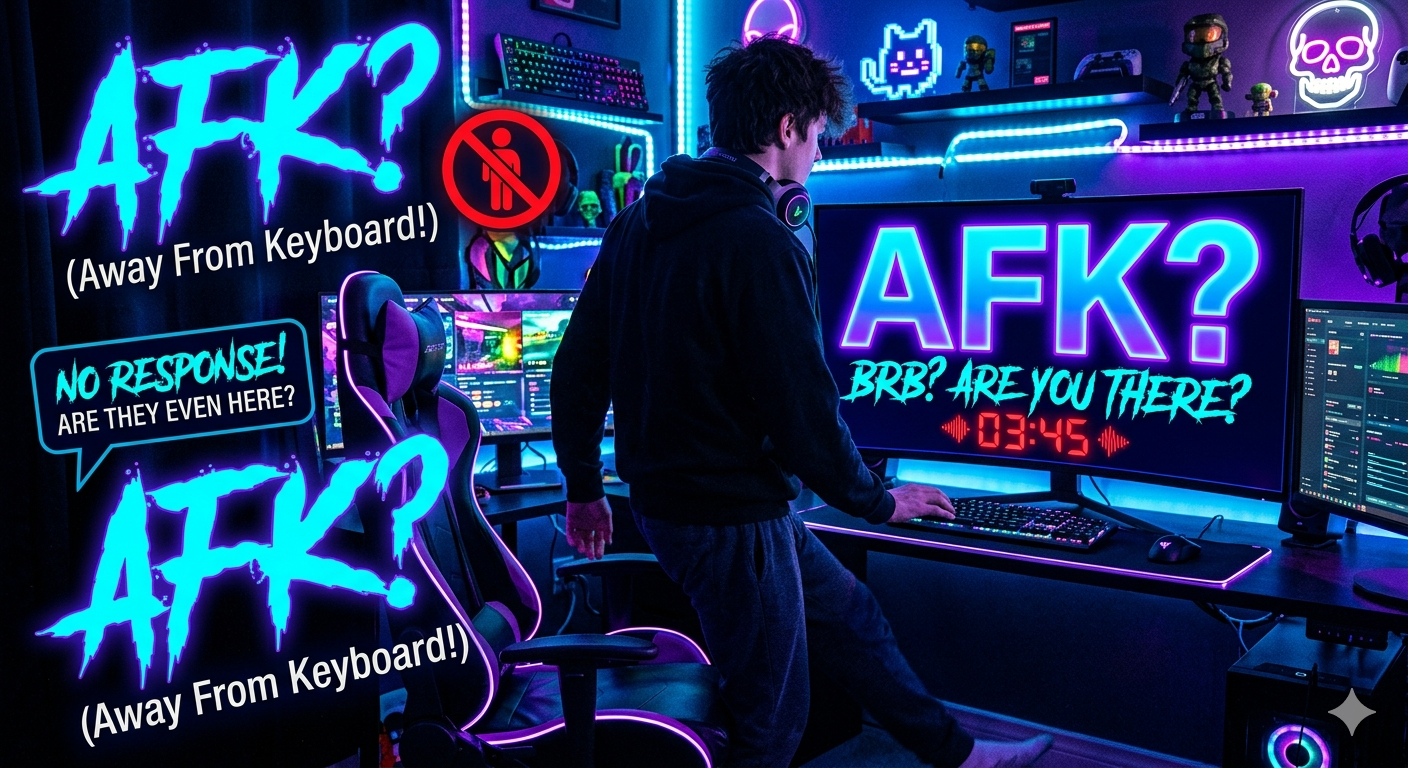 AFKの意味や由来とは?ゲーム用語を徹底解説